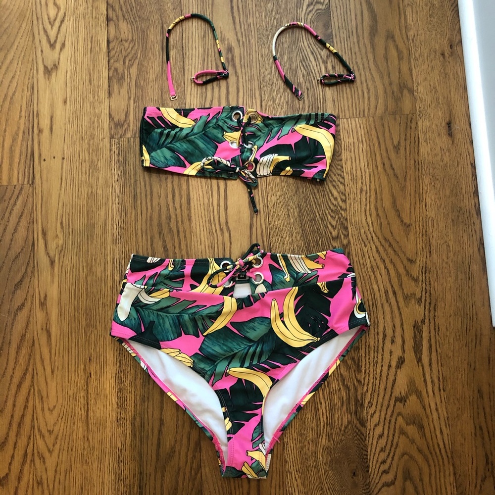Missguided high-waisted bikini